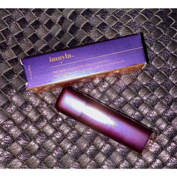 IMAYLA - NIB The One Hydrating Cream Lipstick/"Juicy Cherry"/Free Makeup Case - Picture 16 of 16